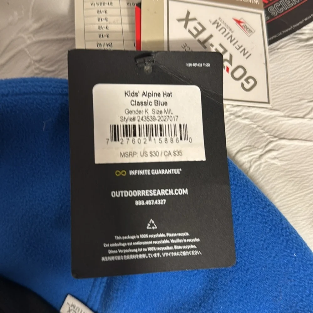 Outdoor‎ Research hat Kids NWT